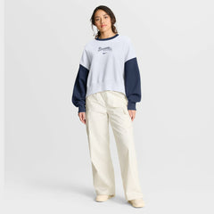 Atlanta Braves Nike Women's Oversized High Hip Fleece Sweatshirt Online