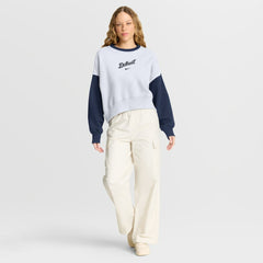 Detroit Tigers Nike Women's Oversized High Hip Fleece Sweatshirt for sale