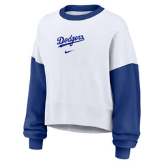 Los Angeles Dodgers Nike Women's Oversized High Hip Fleece Sweatshirt Near Me