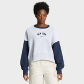 New York Yankees Nike Women's Oversized High Hip Fleece Sweatshirt Sale