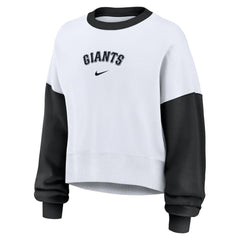San Francisco Giants Nike Women's Oversized High Hip Fleece Sweatshirt Discount