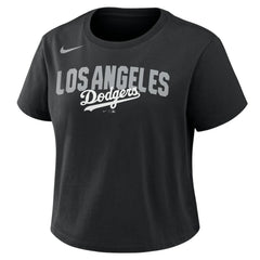 Los Angeles Dodgers Nike Women's Mod Cropped T-Shirt Discount