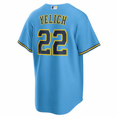 Christian Yelich Milwaukee Brewers Nike Road Replica Jersey Outlet