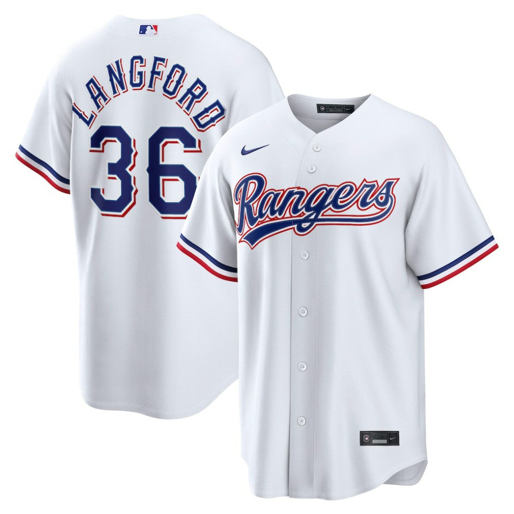 Wyatt Langford Texas Rangers Nike Home Replica Jersey Discount