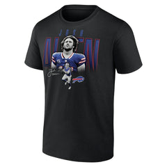 Josh Allen Buffalo Bills Humble Shadow Player T-Shirt - Black - NFL