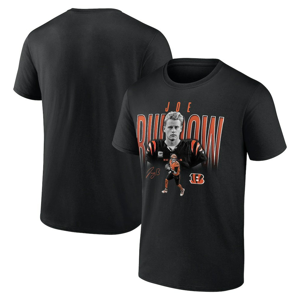Joe Burrow Cincinnati Bengals Humble Shadow Player T-Shirt - Black - NFL