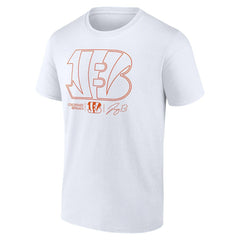 Joe Burrow Cincinnati Bengals Name & Number T-Shirt - White - NFL