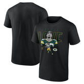 Jordan Love Green Bay Packers Humble Shadow Player T-Shirt - Black - NFL