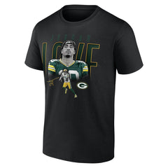 Jordan Love Green Bay Packers Humble Shadow Player T-Shirt - Black - NFL