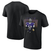 Justin Jefferson Minnesota Vikings Humble Shadow Player T-Shirt - Black - NFL