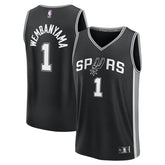 Fanatics Victor Wembanyama San Antonio Spurs Youth Fast Break Replica Player Jersey Icon Edition Black