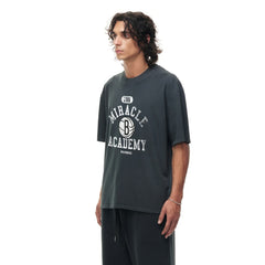 Brooklyn Nets Unisex Miracle Academy x NBA Collection Vintage Boxy T-shirt Heather Black