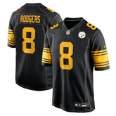 Aaron Rodgers Pittsburgh Steelers Alternate Game Jersey - Black - Nike