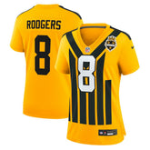 Aaron Rodgers Pittsburgh Steelers Women's Alternate 1933 Throwback Game Jersey - Gold - Nike