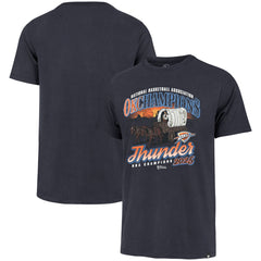 47 brand Oklahoma City Thunder '47 2025 NBA Finals Champions Hometown Local Franklin T-Shirt Navy