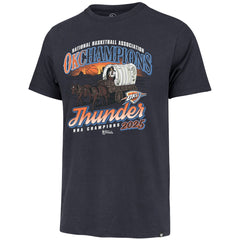 47 brand Oklahoma City Thunder '47 2025 NBA Finals Champions Hometown Local Franklin T-Shirt Navy