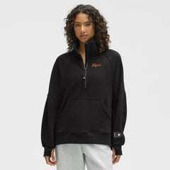 Philadelphia Flyers lululemon Women's Long Scuba Oversized Half-Zip Funnel Neck - Black | NHL discount