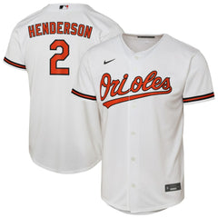 Gunnar Henderson Baltimore Orioles Nike Youth Home Replica Player Jersey Outlet