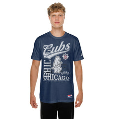 Chicago Cubs New Era Oversized Throwback Distressed T-Shirt Sale