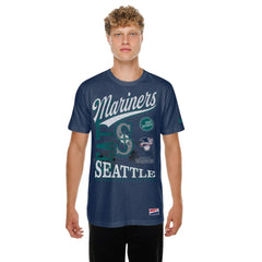 Seattle Mariners New Era Oversized Throwback Distressed T-Shirt Near Me