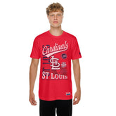 St. Louis Cardinals New Era Oversized Throwback Distressed T-Shirt for sale