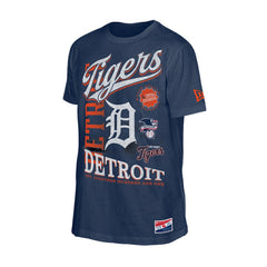 Detroit Tigers New Era Oversized Throwback Distressed T-Shirt Near Me