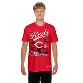 Cincinnati Reds New Era Oversized Throwback Distressed T-Shirt Near Me