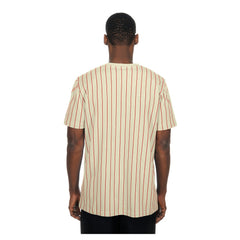 Cincinnati Reds New Era Throwback Meshback Pinstripe T-Shirt Outlet