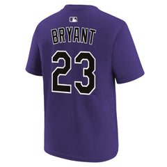 Kris Bryant Colorado Rockies Nike Youth Name & Number T-Shirt Outlet