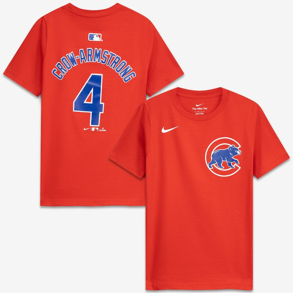 Pete Crow-Armstrong Chicago Cubs Nike Youth Name & Number T-Shirt for sale