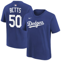 Mookie Betts Los Angeles Dodgers Nike Youth Name & Number T-Shirt Discount