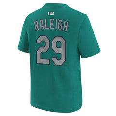 Cal Raleigh Seattle Mariners Nike Youth Name & Number T-Shirt for sale