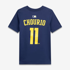 Jackson Chourio Milwaukee Brewers Nike Youth Name & Number T-Shirt Near Me