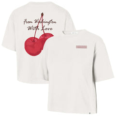 Washington Commanders '47 Women's Love Letter Reed City T-Shirt - Cream - 47 brand