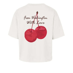 Washington Commanders '47 Women's Love Letter Reed City T-Shirt - Cream - 47 brand