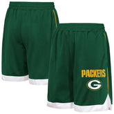 Green Bay Packers Outerstuff Youth All Star Mesh Shorts - Green - NFL
