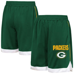 Green Bay Packers Outerstuff Youth All Star Mesh Shorts - Green - NFL