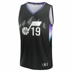 Fanatics Ace Bailey Utah Jazz Youth 2025 NBA Draft First Round Pick Fast Break Replica Jersey Statement Edition Black