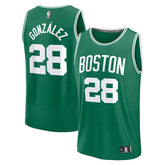 Fanatics Hugo Gonzalez Boston Celtics 2025 NBA Draft First Round Pick Fast Break Replica Jersey Icon Edition Kelly Green