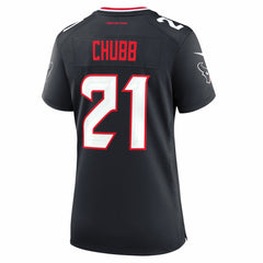 Nick Chubb Houston Texans Women's Team Game Jersey - Navy - Nike