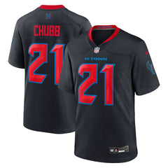 Nick Chubb Houston Texans Alternate 2 Game Jersey - Navy - Nike