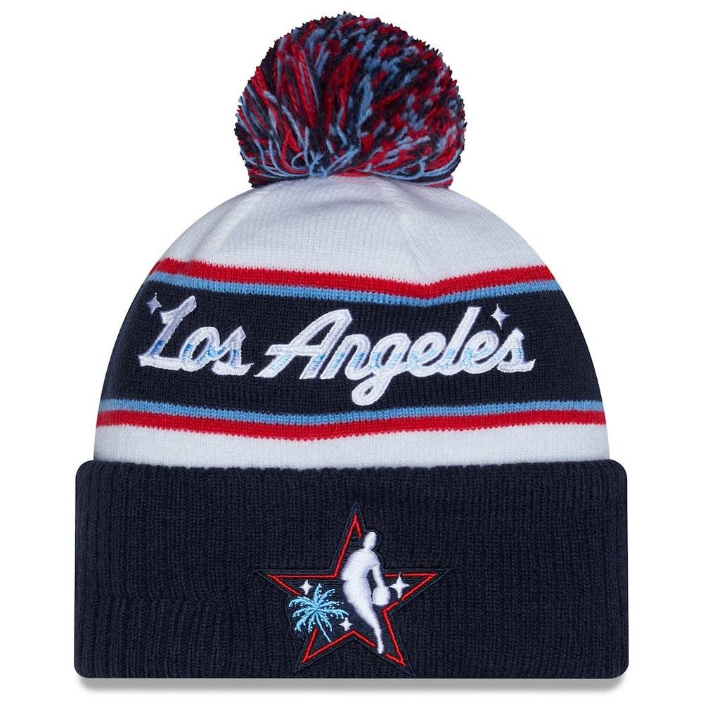 New Era 2026 NBA All-Star Game Cuffed Knit Hat with Pom White/Navy