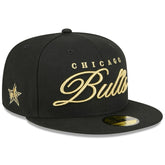 New Era Chicago Bulls 2026 NBA All-Star Game Script 59FIFTY Fitted Hat Black