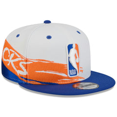 New Era New York Knicks 2026 NBA All-Star Game Brushstroke 9FIFTY Snapback Hat White/Blue