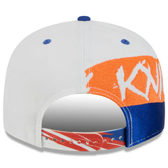 New Era New York Knicks 2026 NBA All-Star Game Brushstroke 9FIFTY Snapback Hat White/Blue