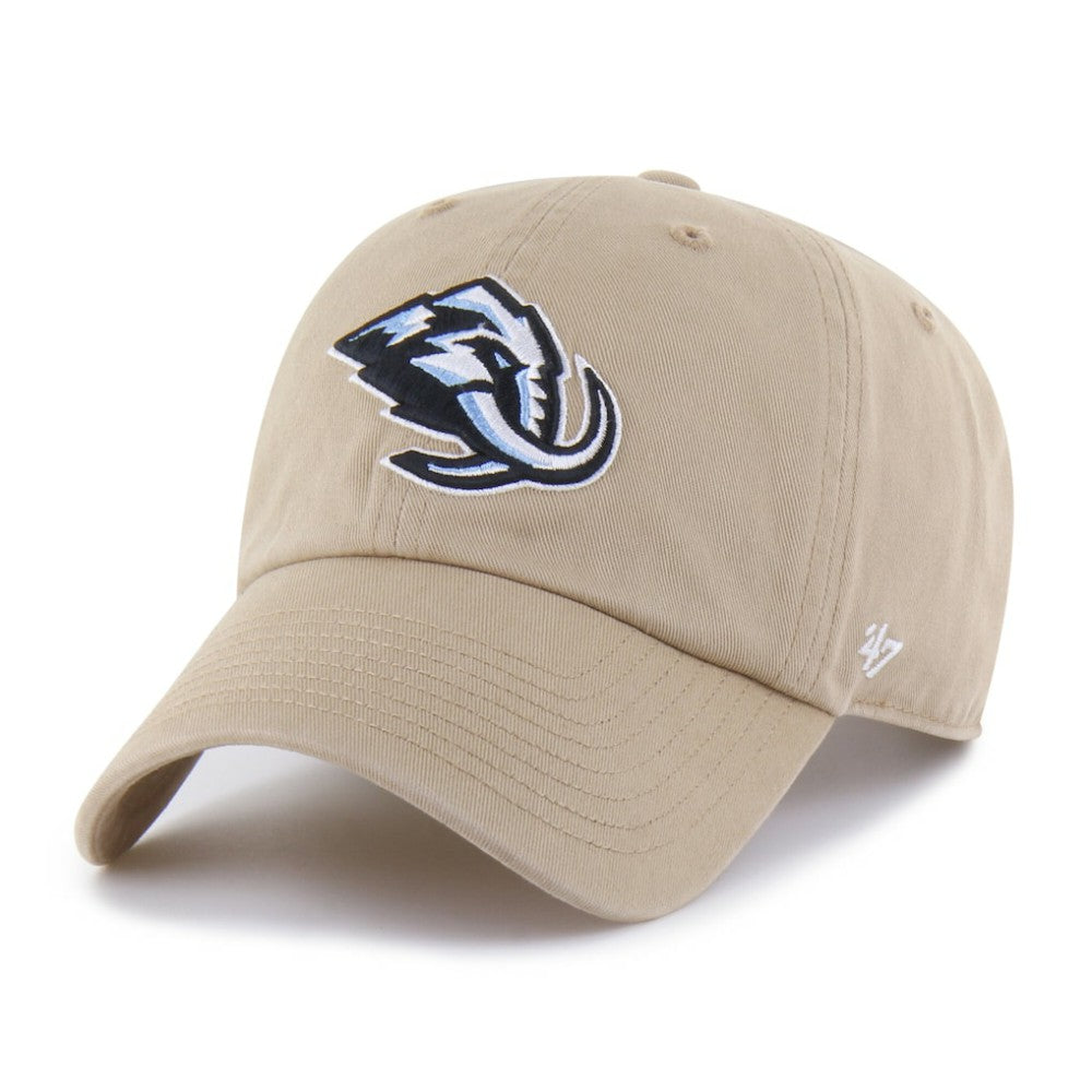 Utah Mammoth '47 Logo Clean Up Adjustable Hat - Khaki | 47 brand sale