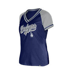 Los Angeles Dodgers New Era Women's Gameday V-Neck T-Shirt Outlet