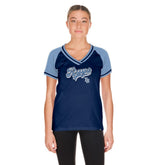 Tampa Bay Rays New Era Women's Gameday V-Neck T-Shirt Sale