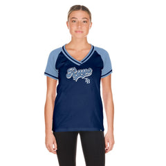 Tampa Bay Rays New Era Women's Gameday V-Neck T-Shirt Sale