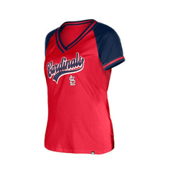 St. Louis Cardinals New Era Women's Gameday V-Neck T-Shirt Outlet